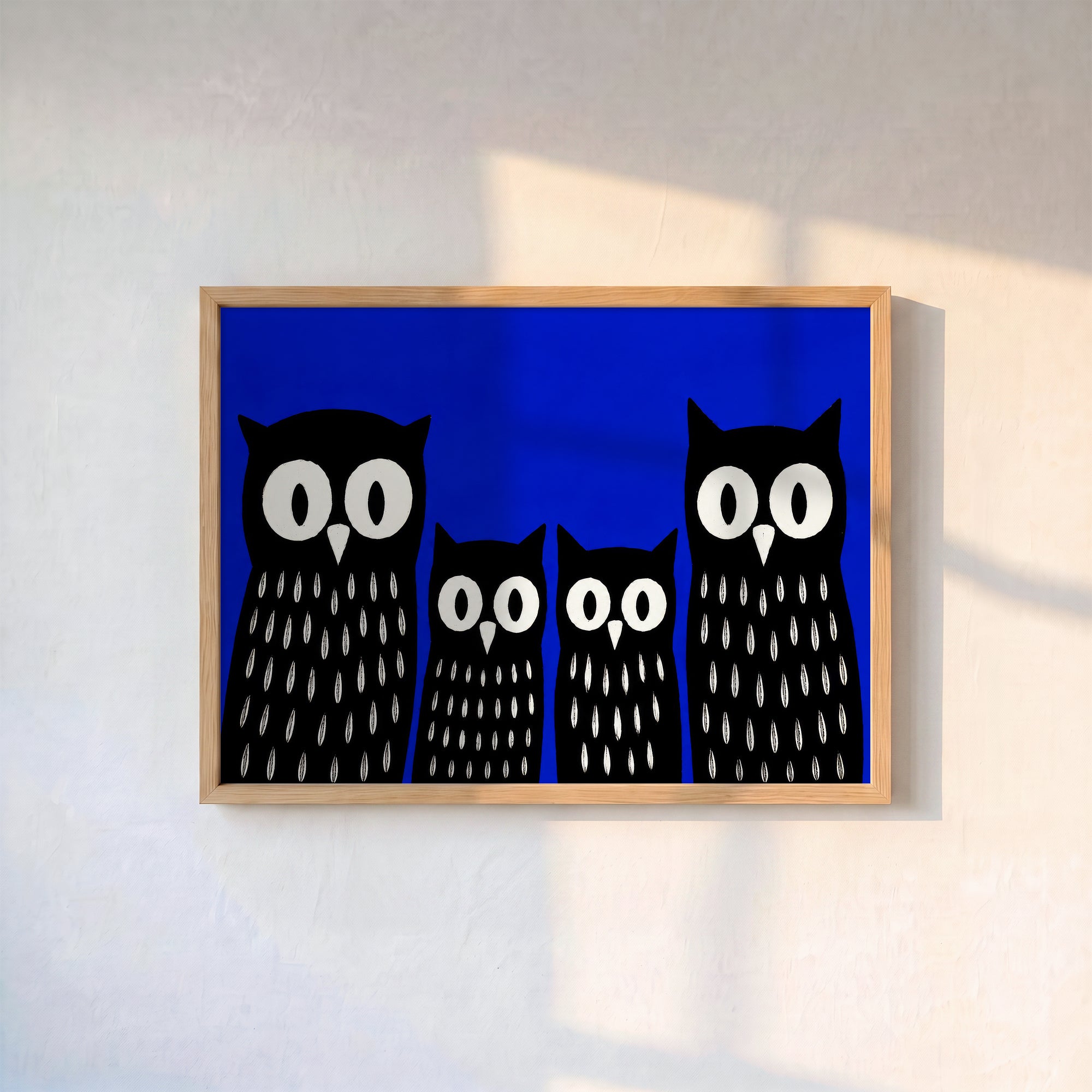 Dört Baykuş Poster Baskı