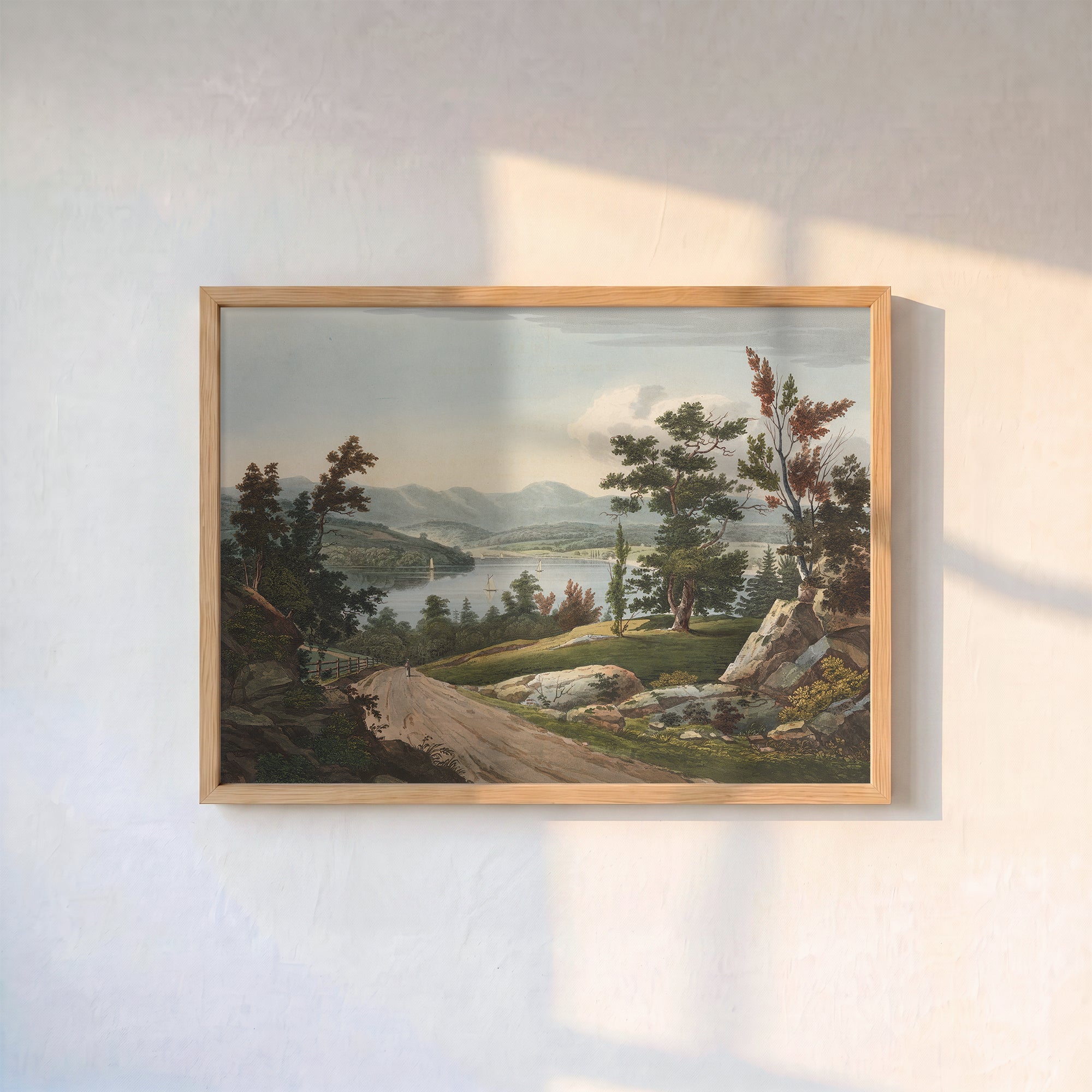 William Guy Wall – Hudson Yakınlarında Manzara (1822) Poster Baskı