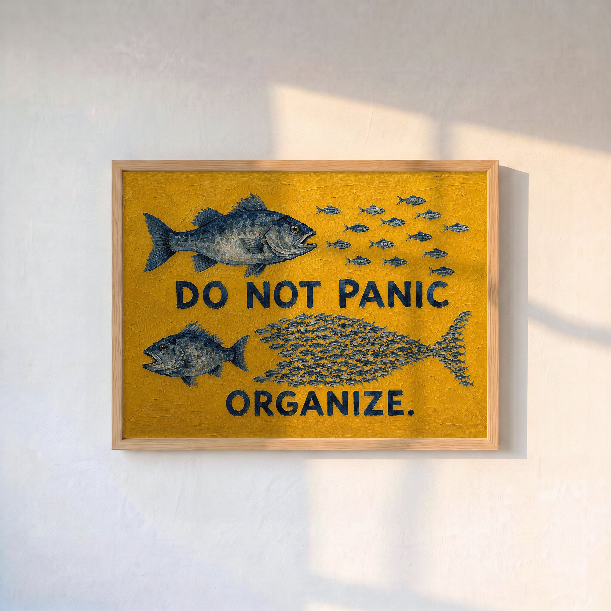"Panik Yapma, Organize Ol" Poster Baskı