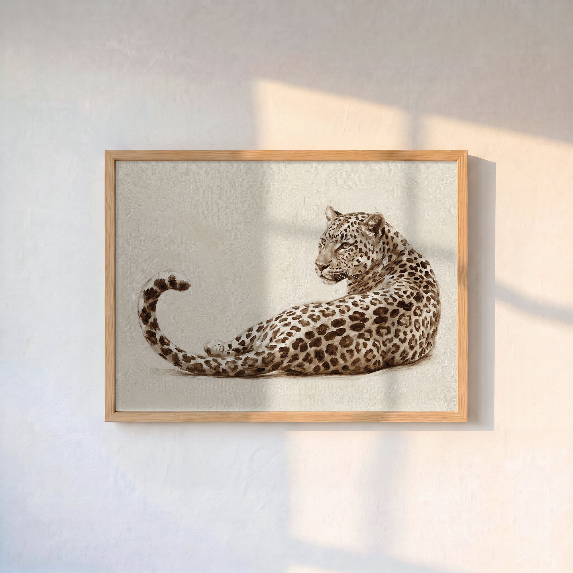 "Zarif Leopar" Poster Baskı