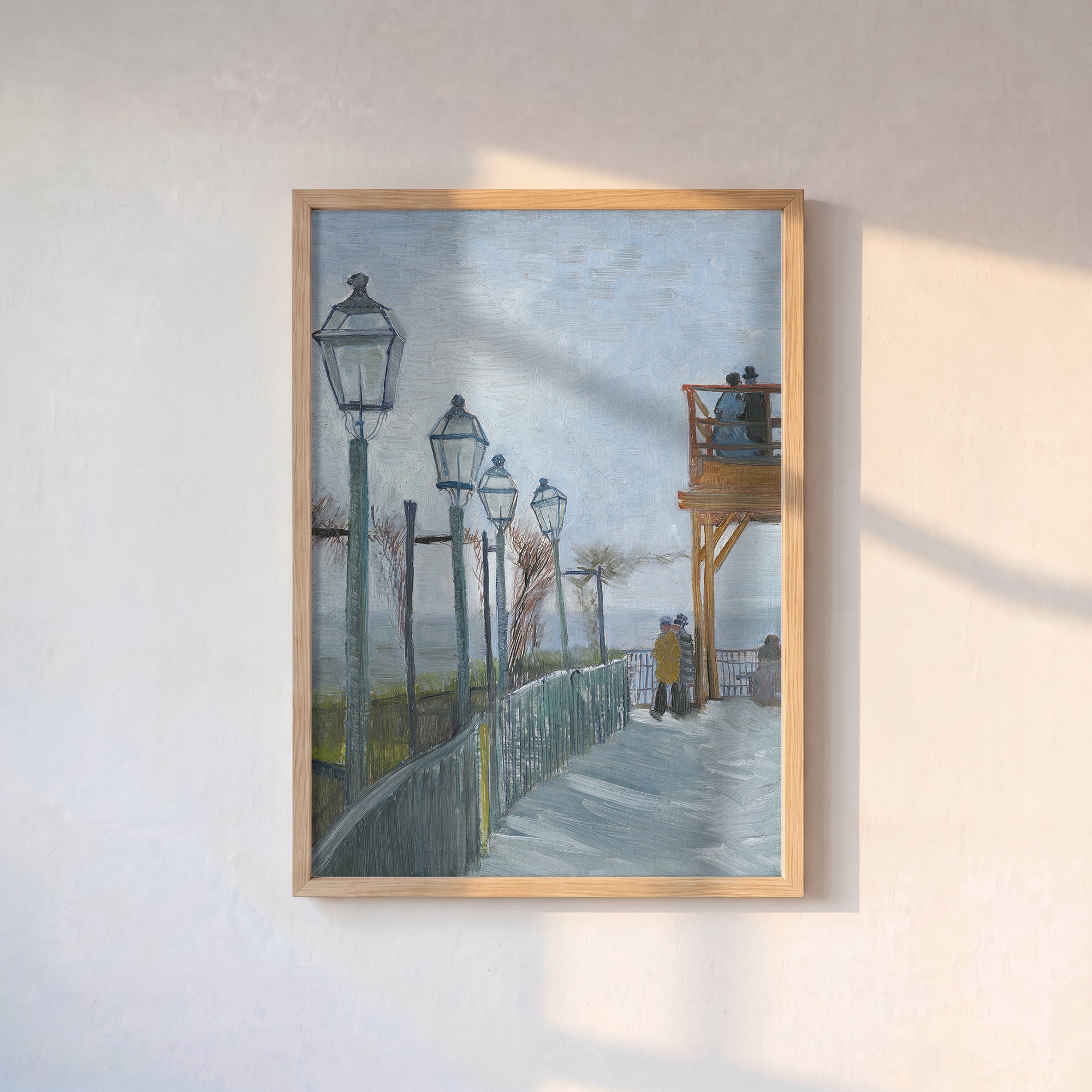 Vincent Van Gogh – Montmartre Seyir Terası Poster Baskı