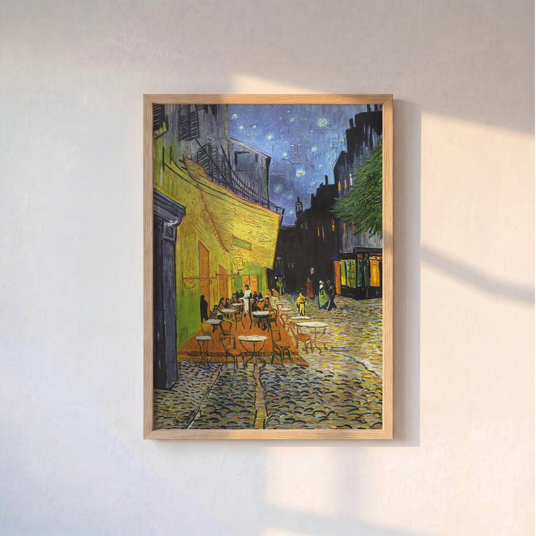 Van Gogh - Kafe Terasta Gece Poster Baskı