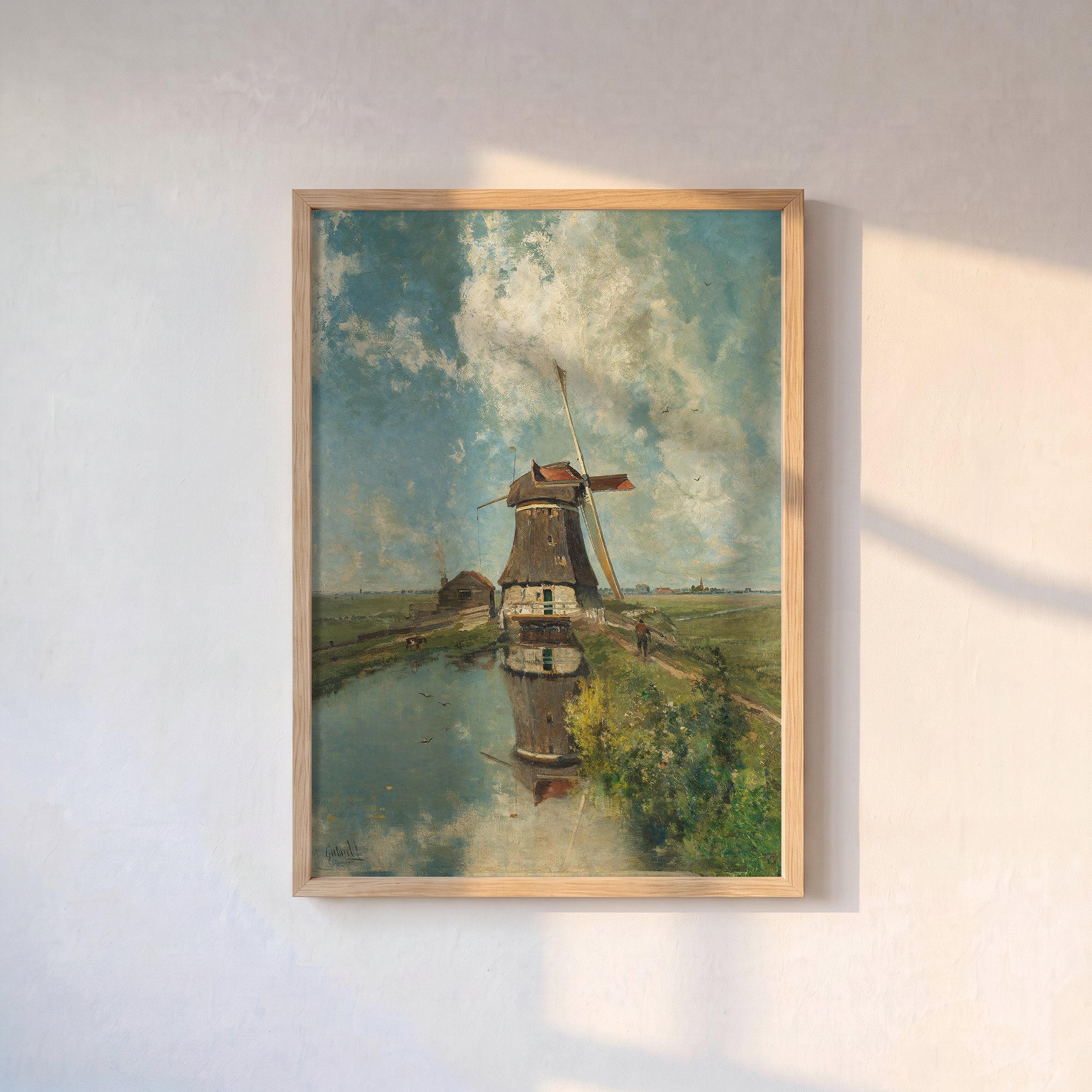 Paul Gabriël – Temmuzda Yel Değirmeni Poster Baskı