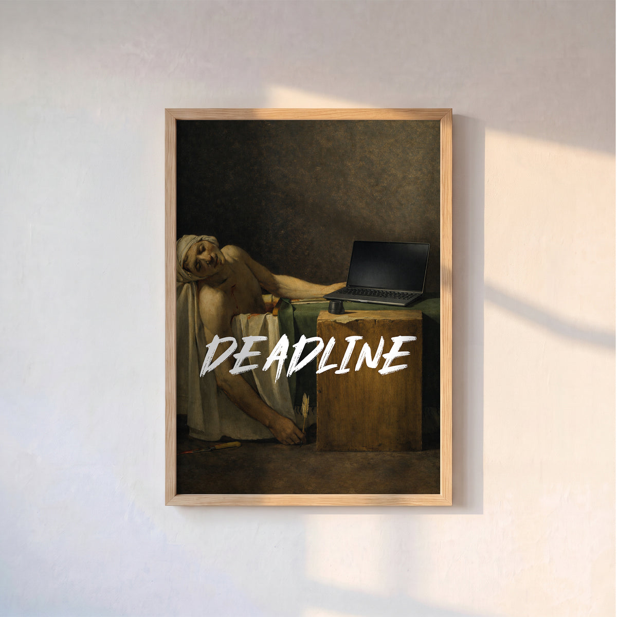 "Deadline" Poster Baskı