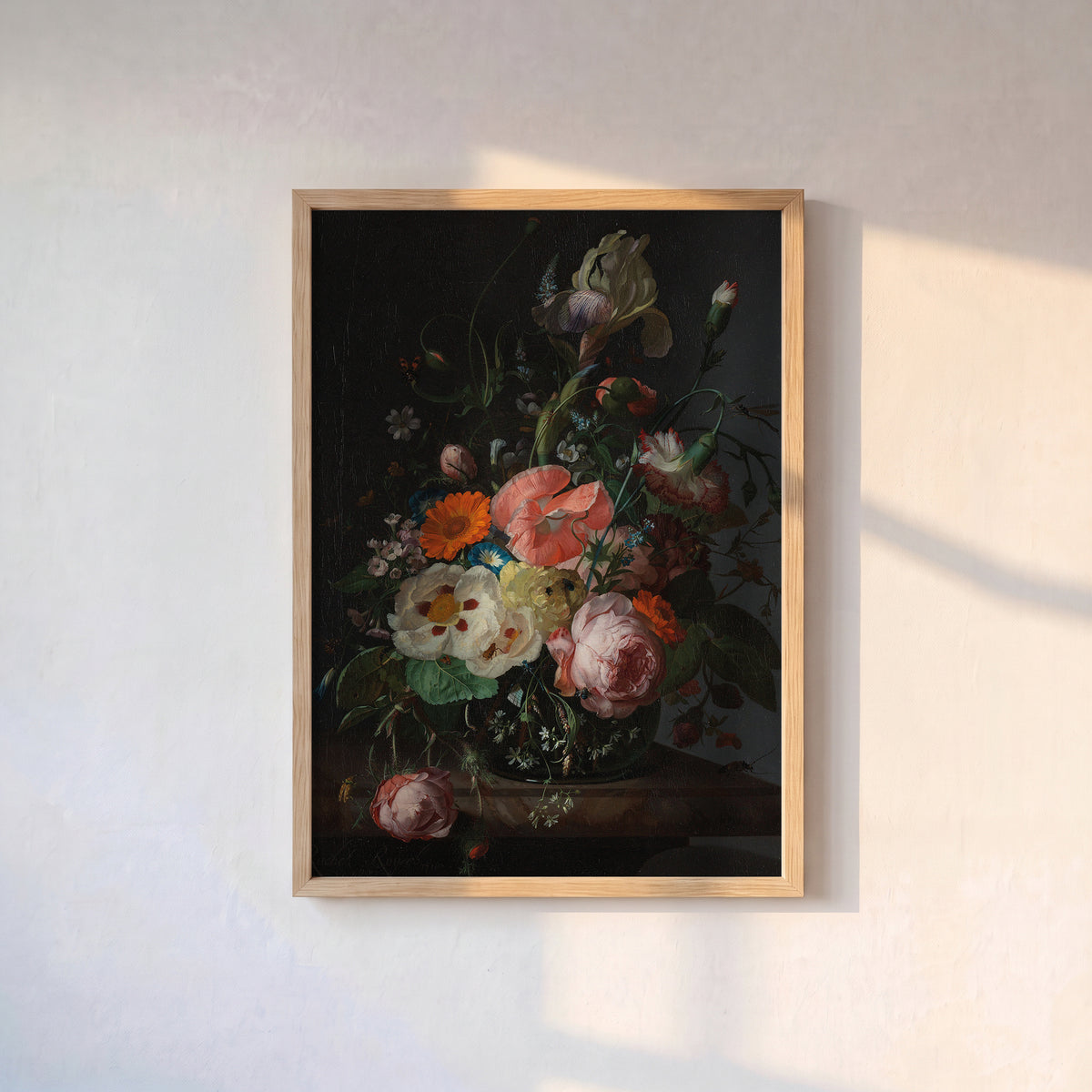 Rachel Ruysch – Çiçekli Natürmort Poster Baskı