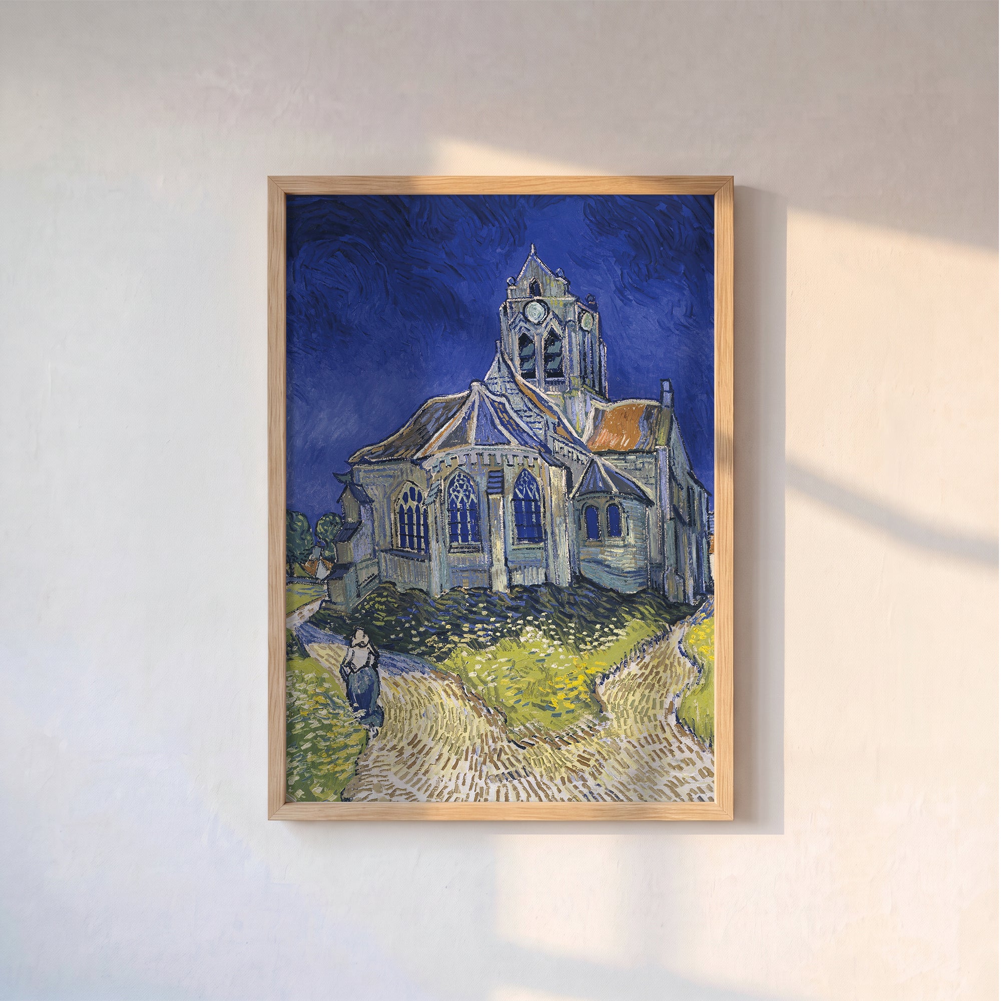 Van Gogh - Auvers Kilisesi Poster Baskı