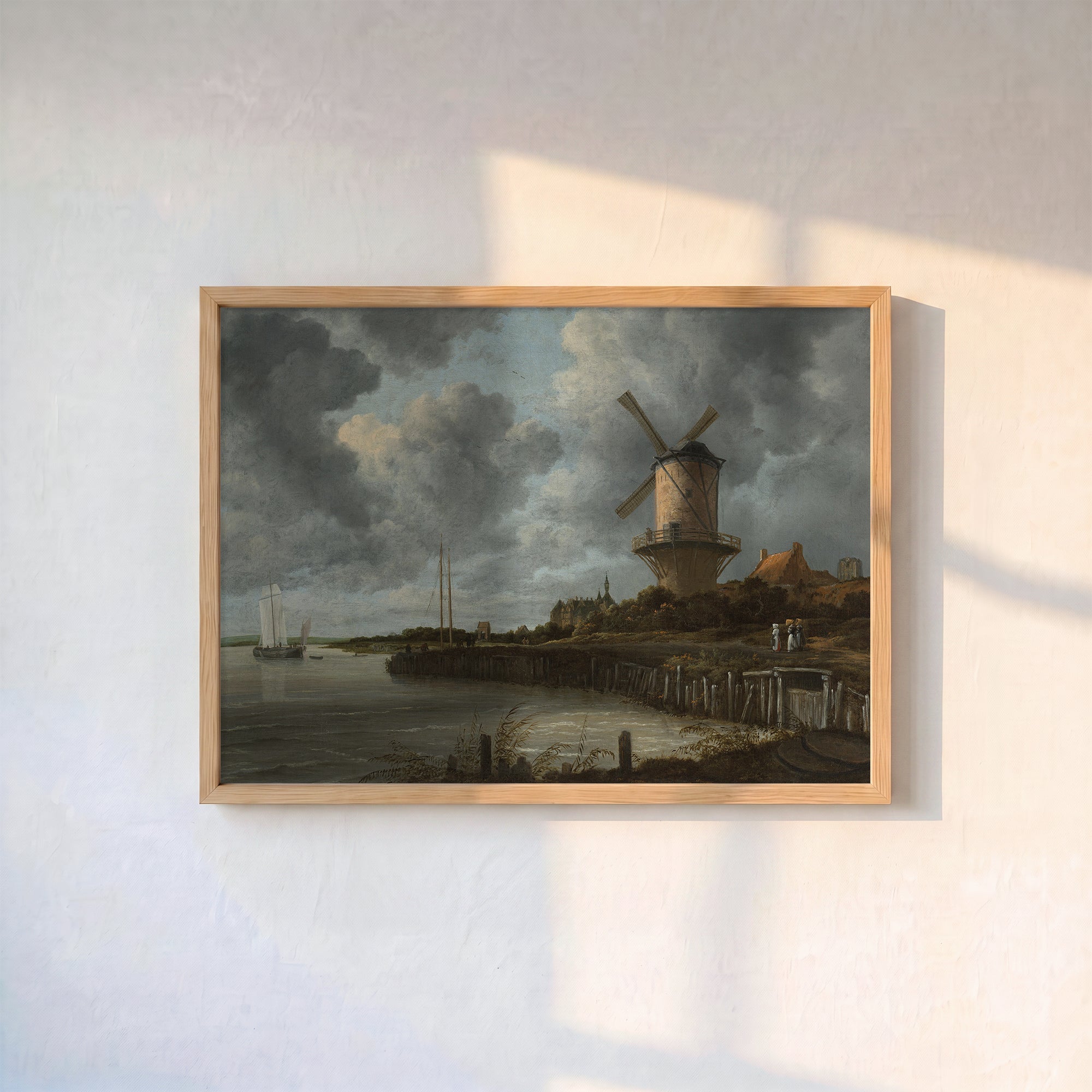 Jacob van Ruisdael – The Windmill at Wijk bij Duurstede Poster Baskı