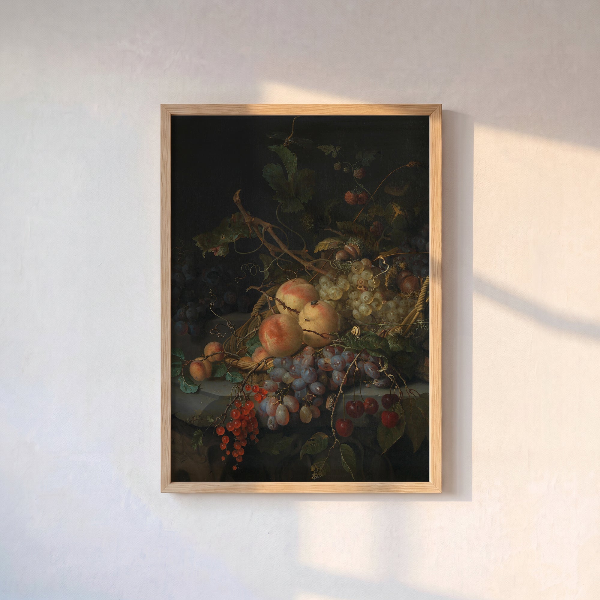 Jacob van Walscapelle – Meyveli Natürmort Poster Baskı