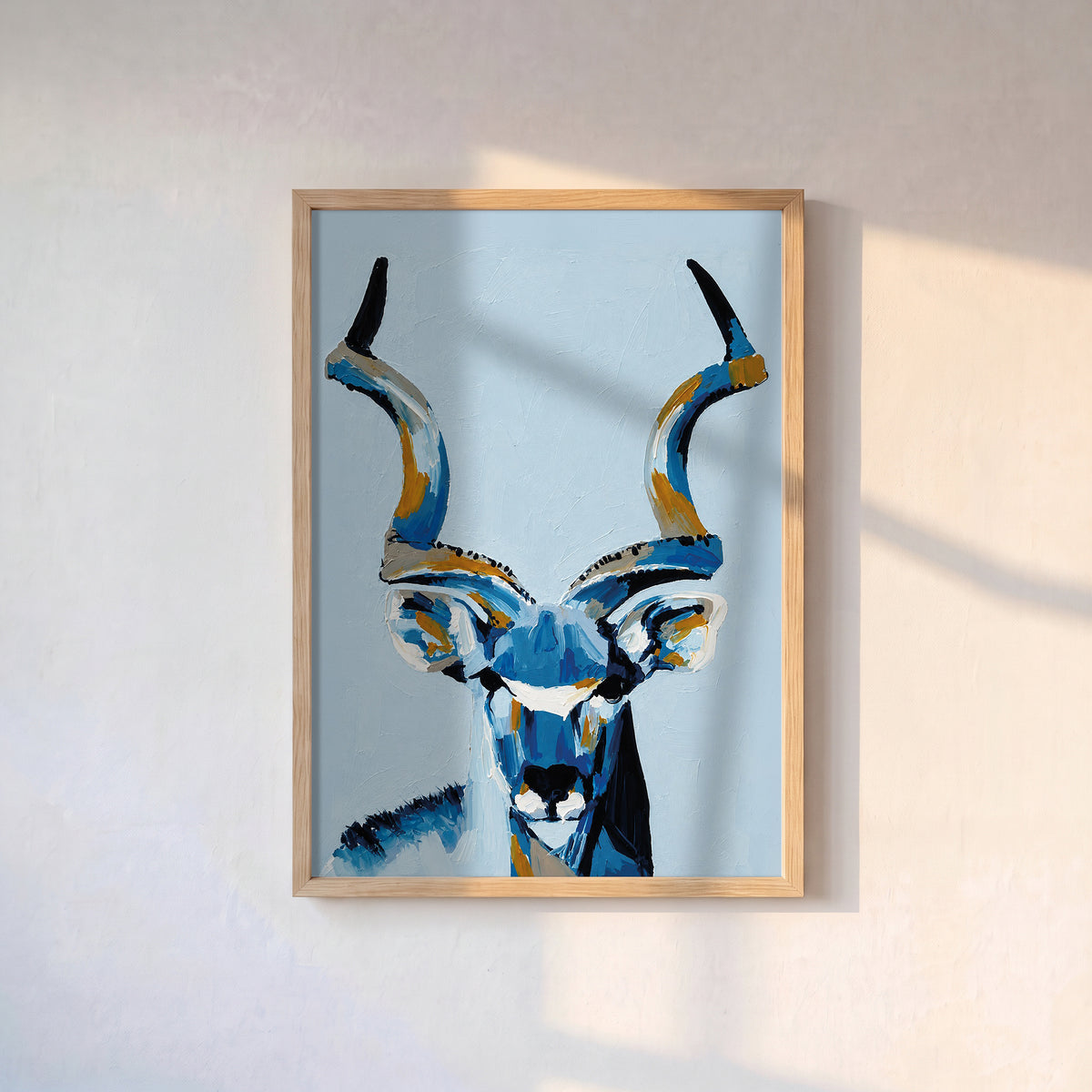 Mavi Boynuzlar Poster Baskı