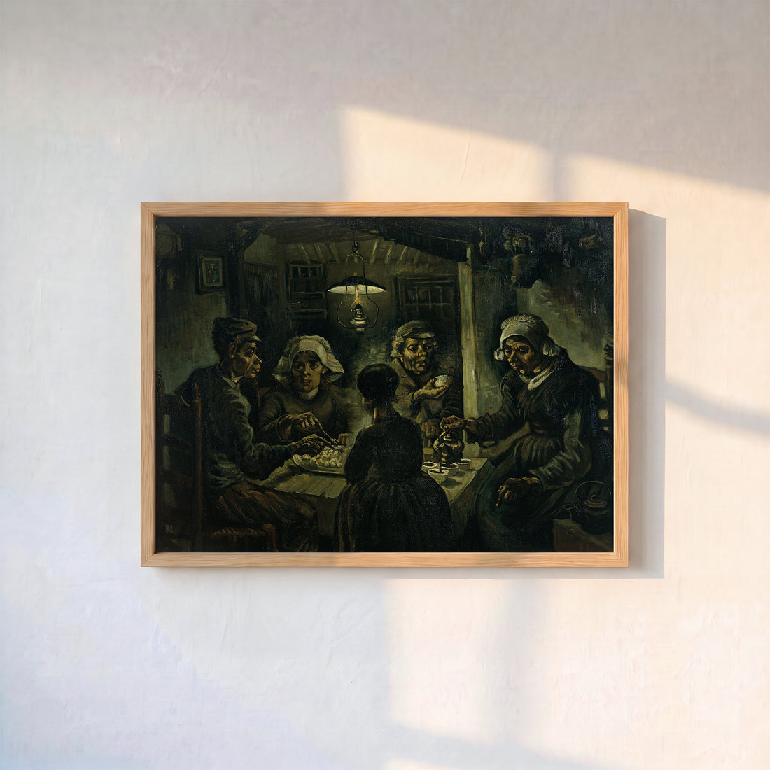 Van Gogh – Patates Yiyenler (1885) Poster Baskı