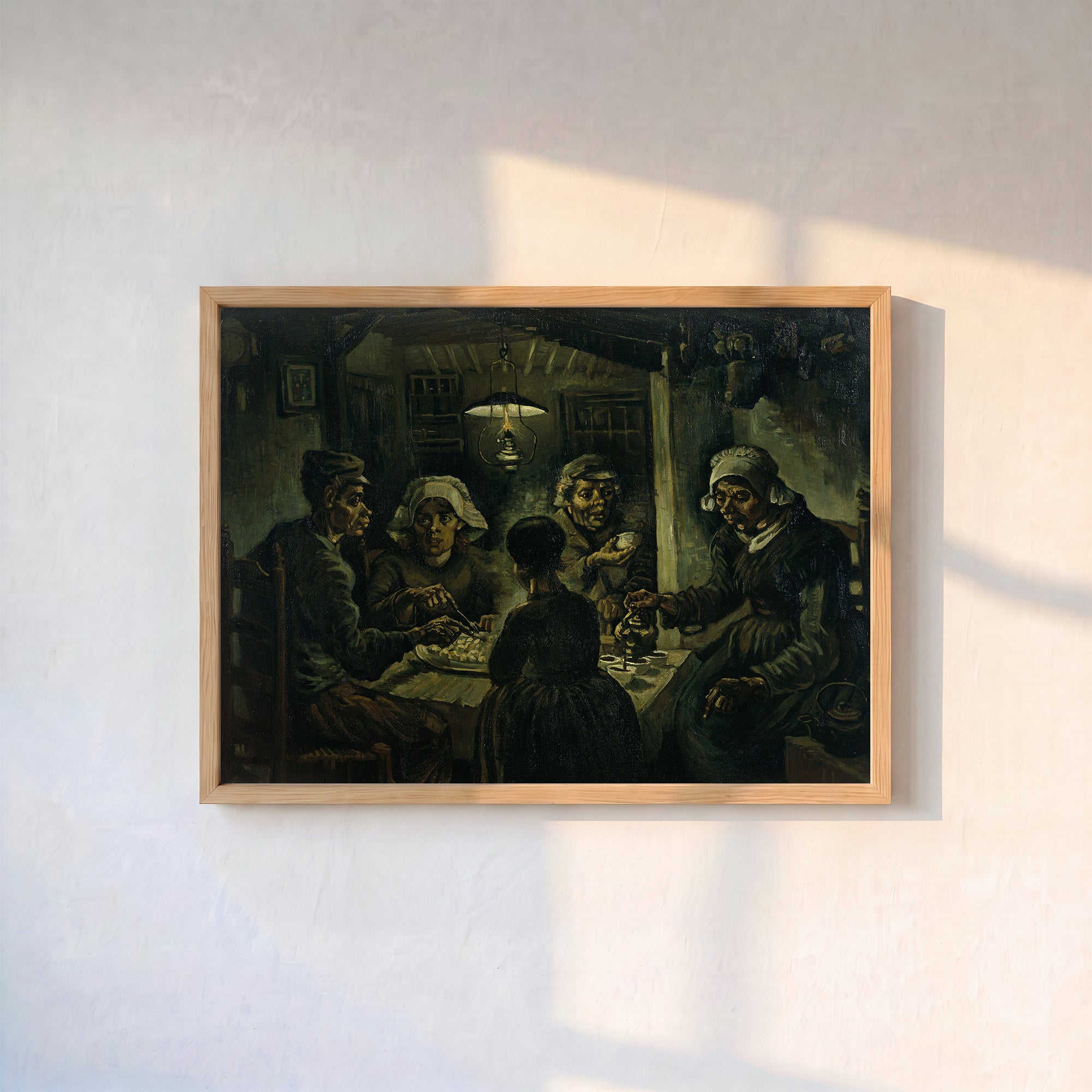Van Gogh – Patates Yiyenler (1885) Poster Baskı