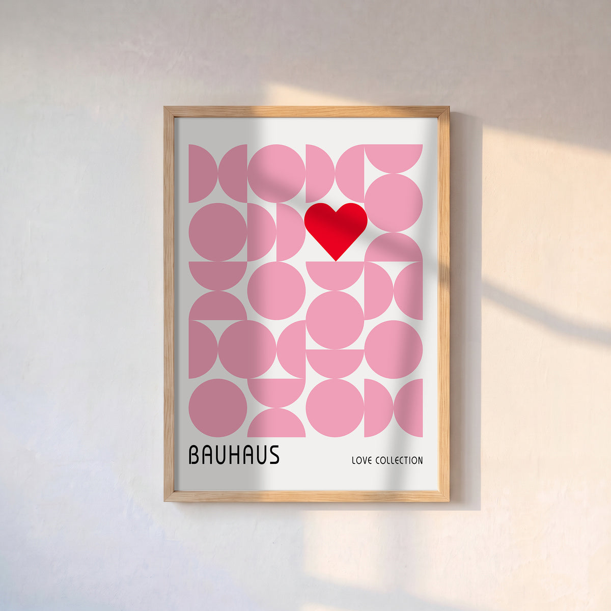 Bauhaus Love Poster Baskı