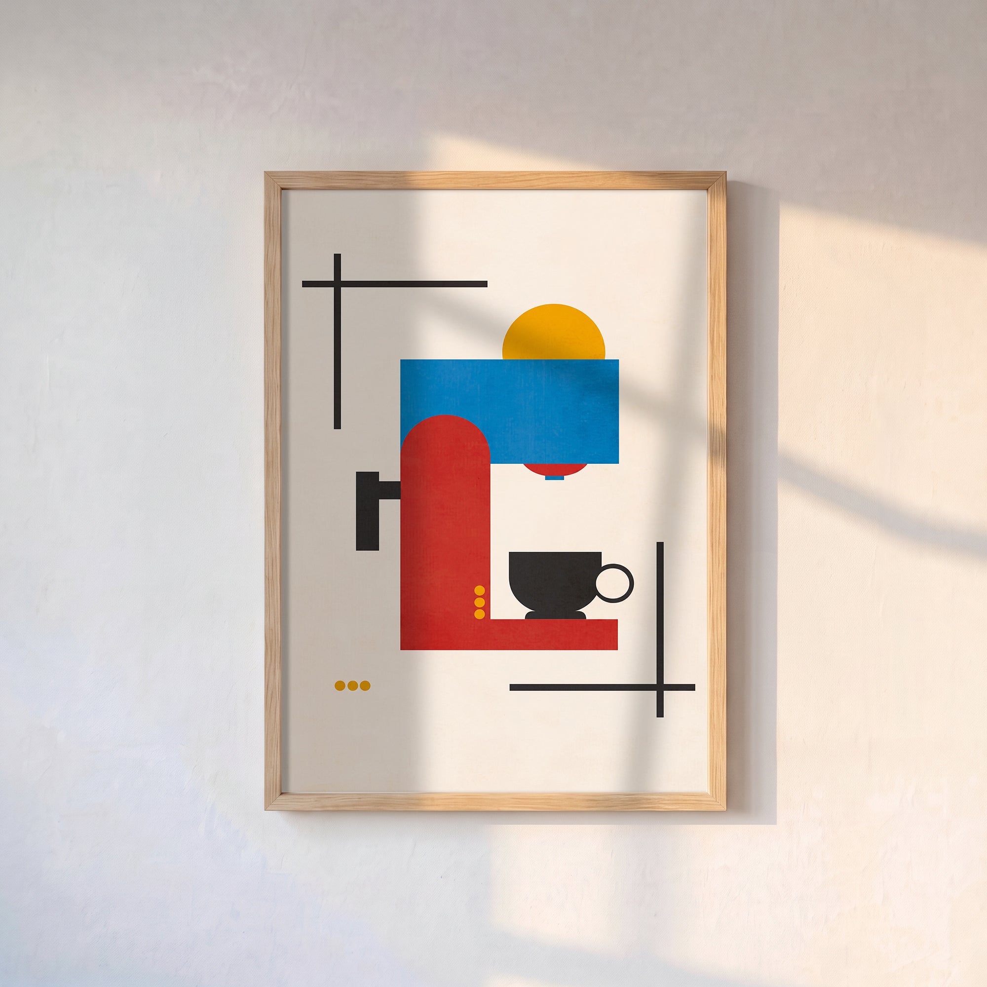 Bauhaus Coffee Poster Baskı