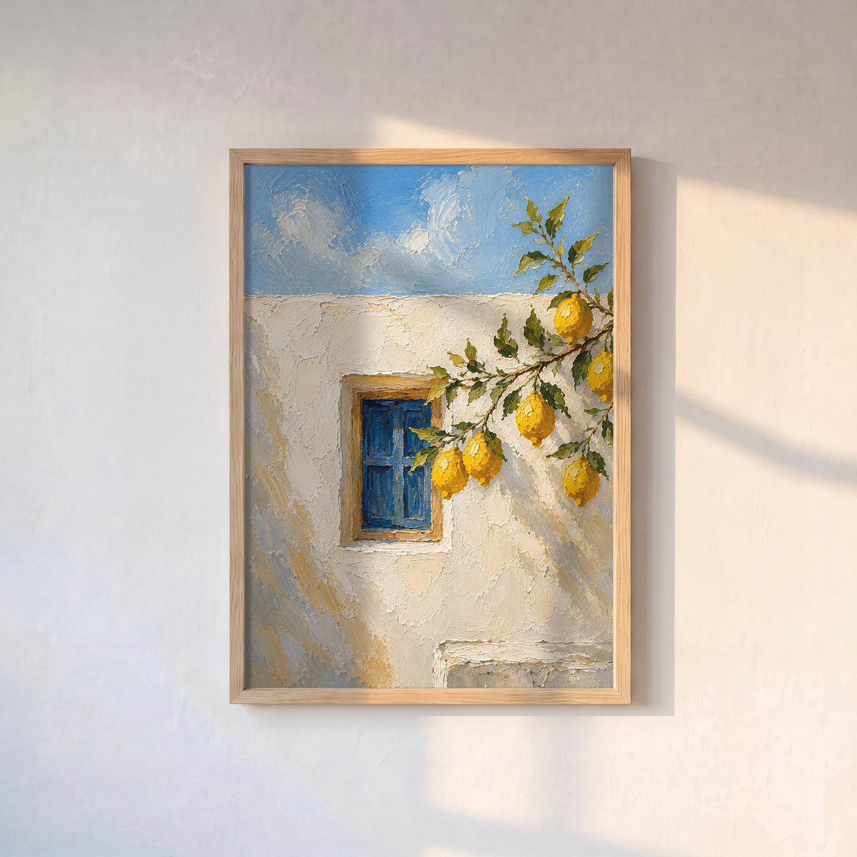 Limonlu Pencere Poster Baskı