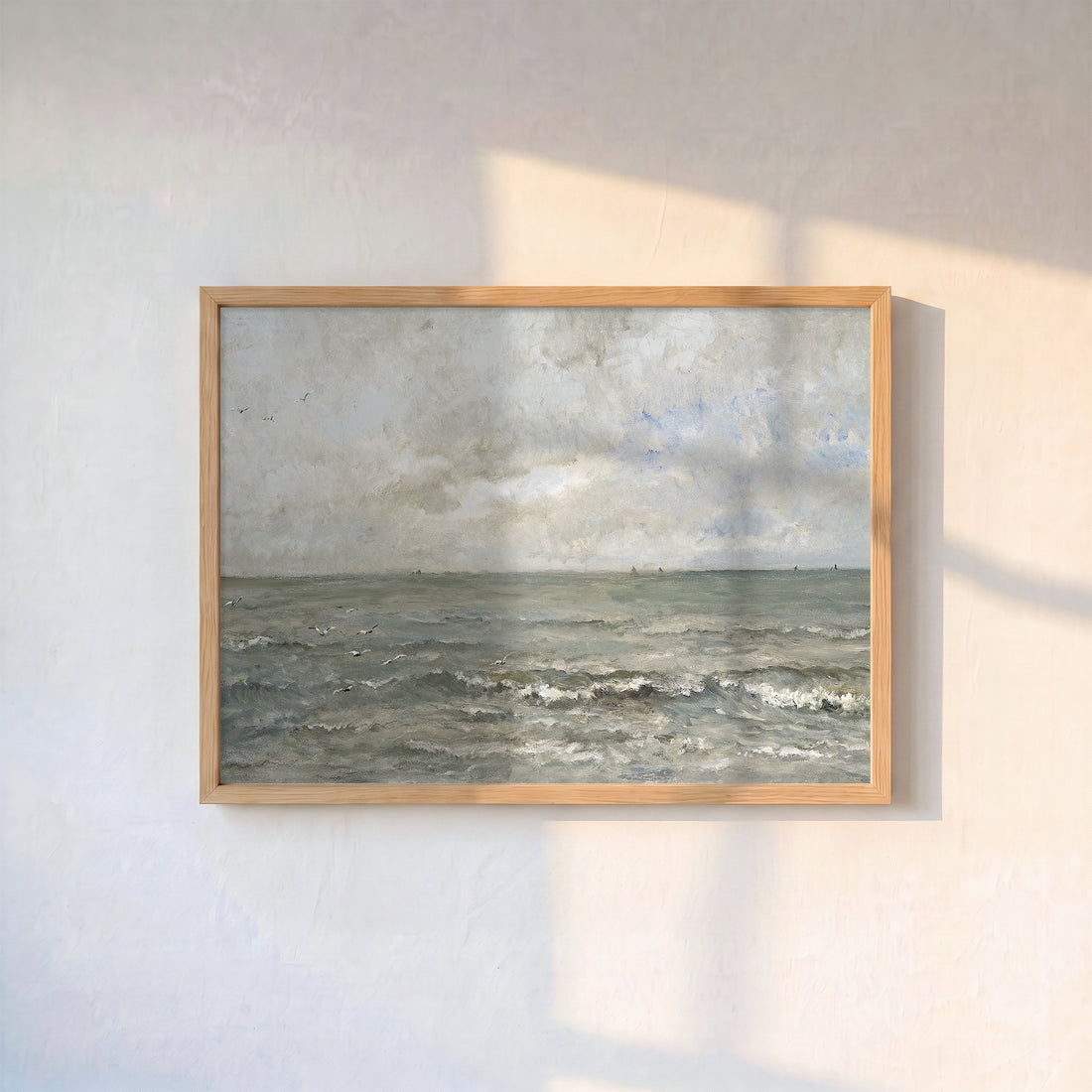 Charles-François Daubigny - Deniz Manzarası Poster Baskı