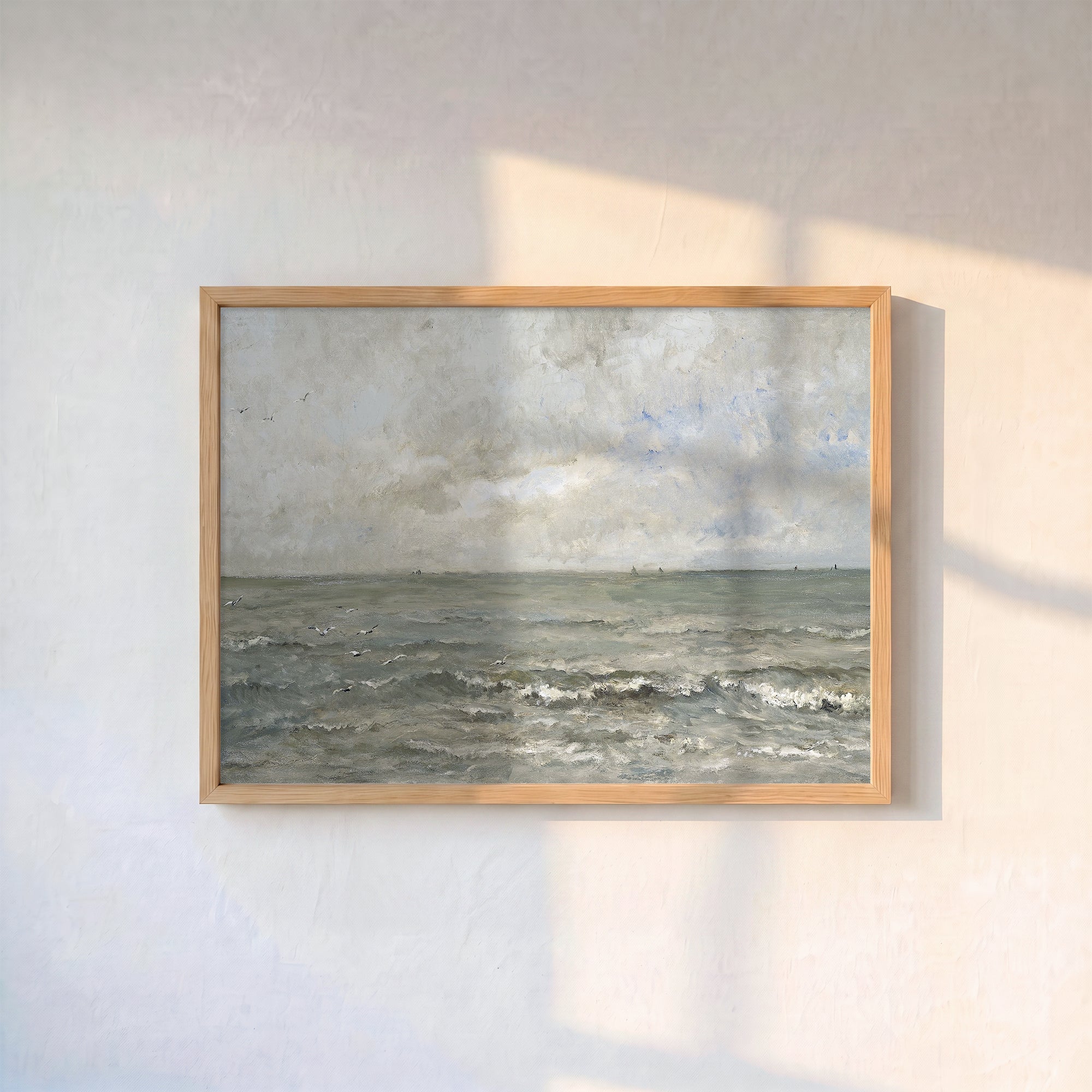 Charles-François Daubigny - Deniz Manzarası Poster Baskı