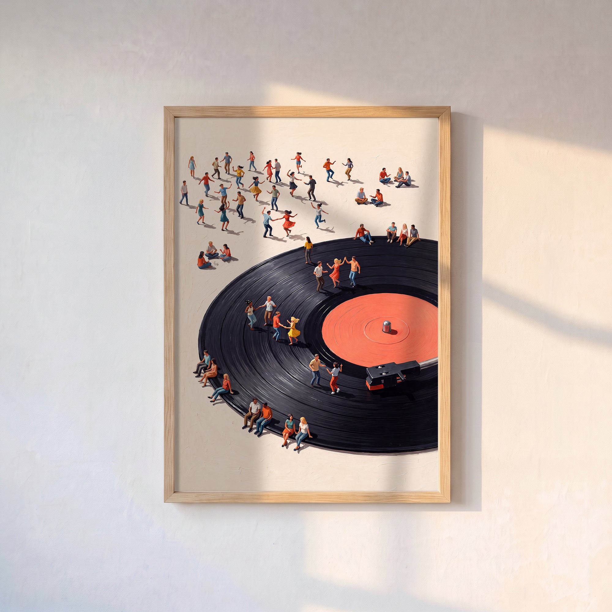 Plakta Dans Poster Baskı