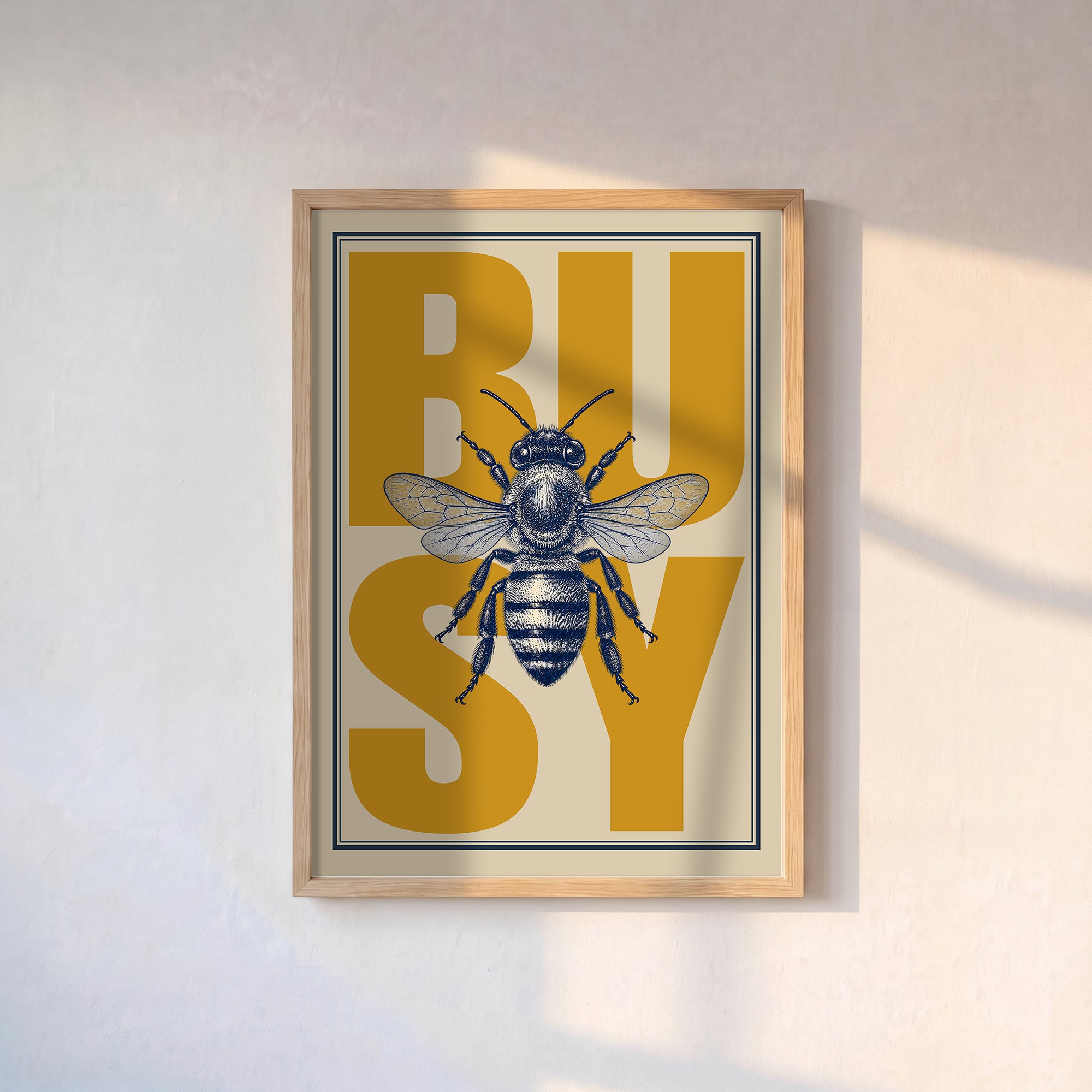 “BUSY” Arı Poster Baskı