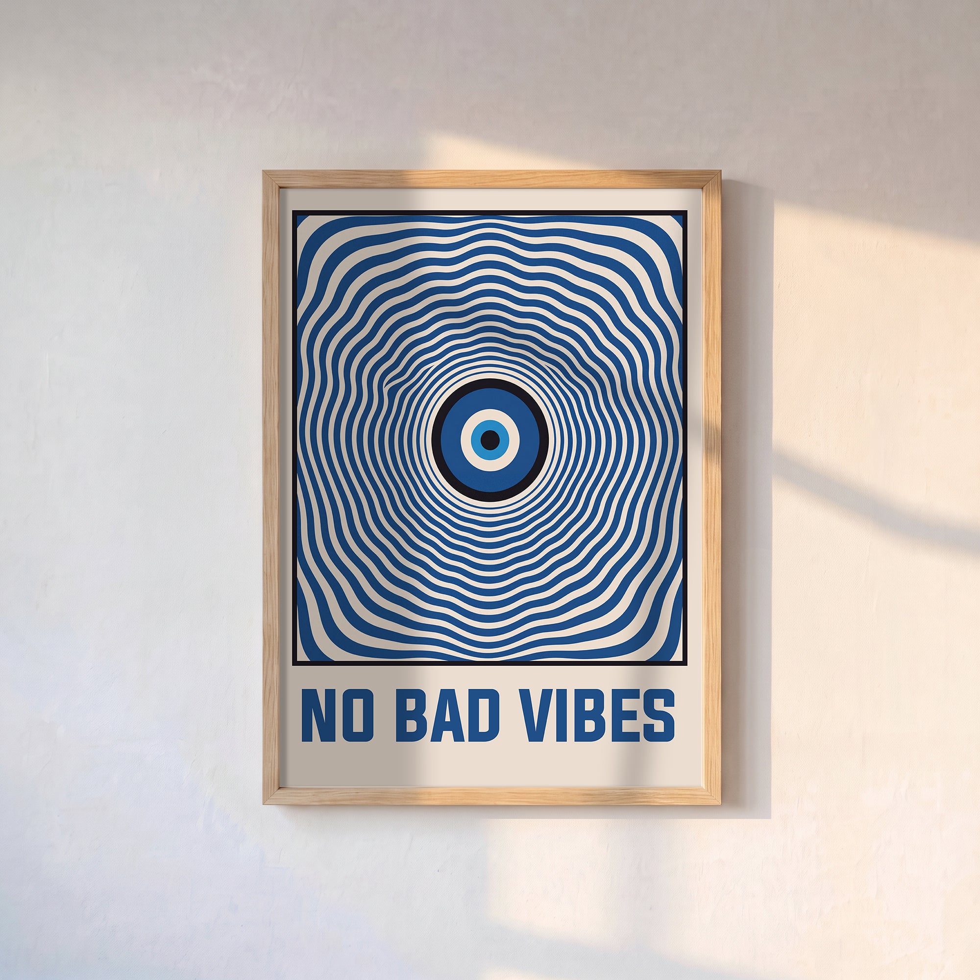 No Bad Vibes Poster Baskı