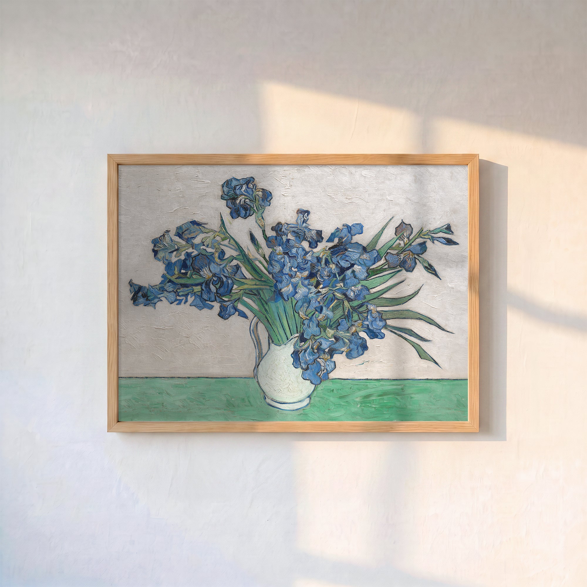 Van Gogh - Vazoda Mavi Süsen Çiçekleri (İrisler) Poster Baskı