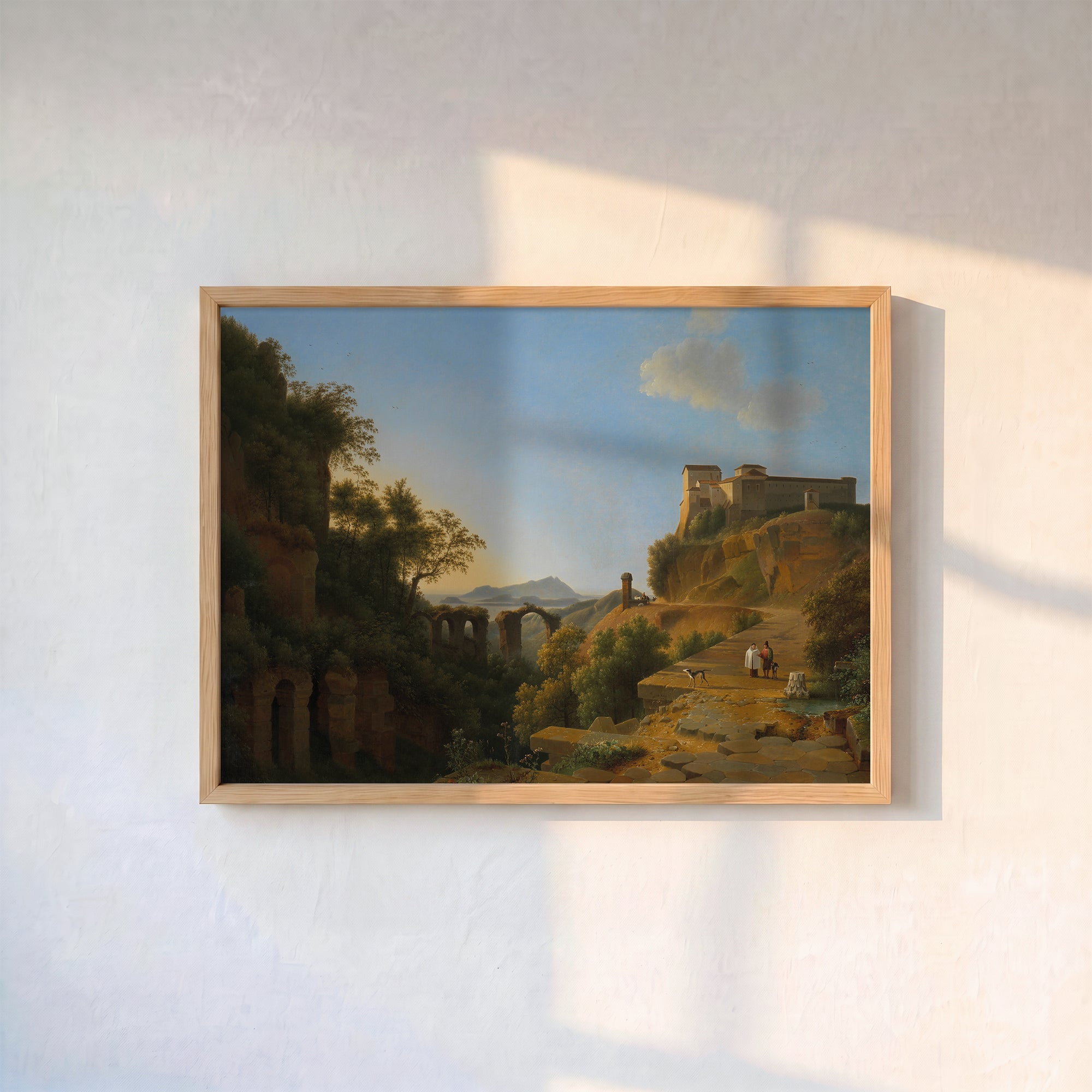 Josephus Augustus Knip - Napoli Körfezi ve Ischia Adası Poster Baskı