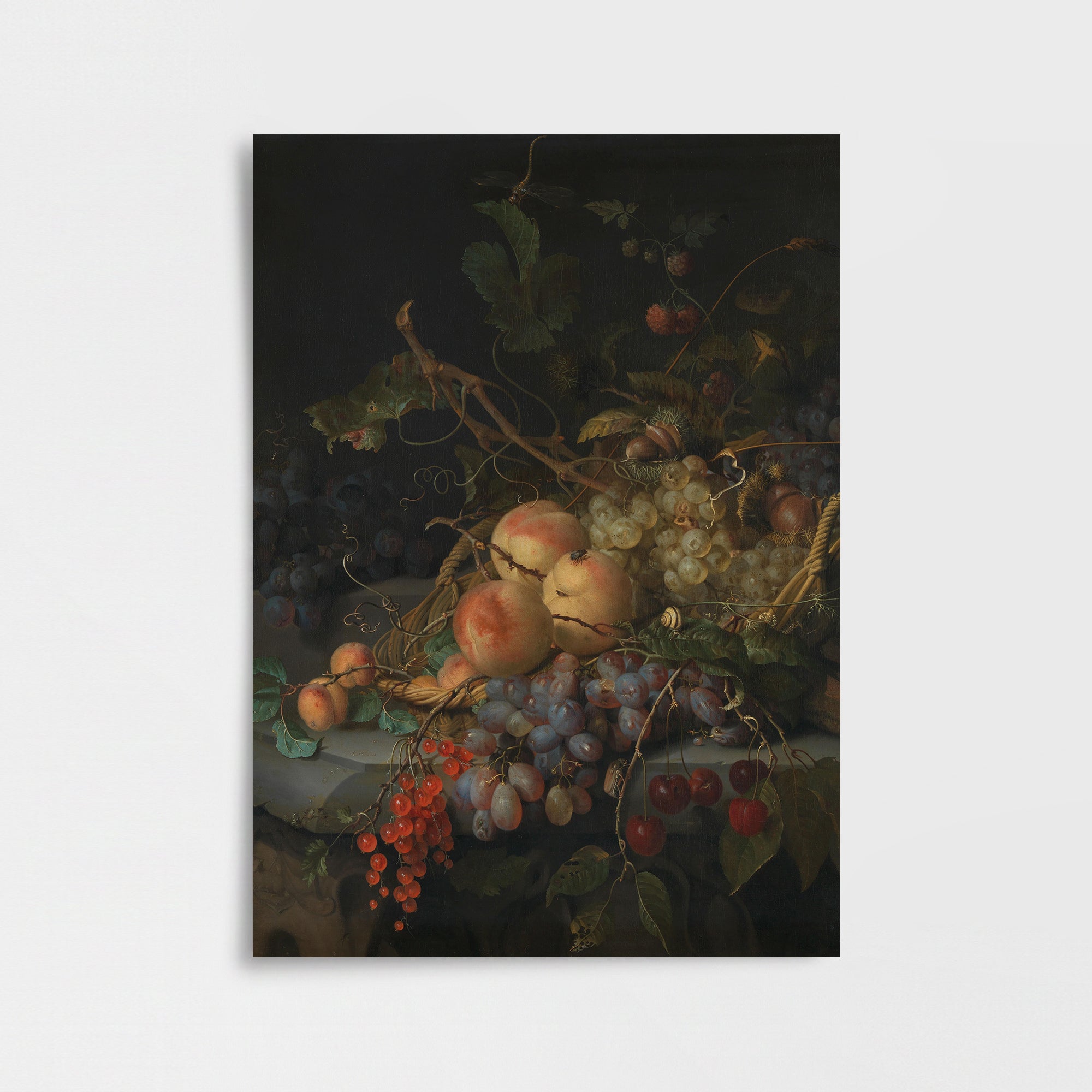 Jacob van Walscapelle – Meyveli Natürmort Poster Baskı