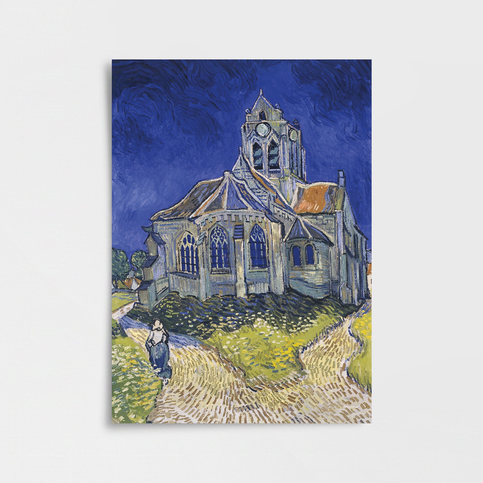 Van Gogh - Auvers Kilisesi Poster Baskı