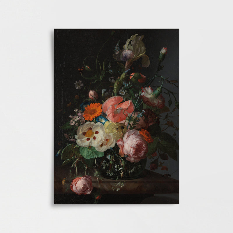 Rachel Ruysch – Çiçekli Natürmort Poster Baskı
