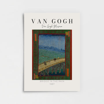 Vincent Van Gogh – "Yağmurda Köprü" Müze Poster Baskı