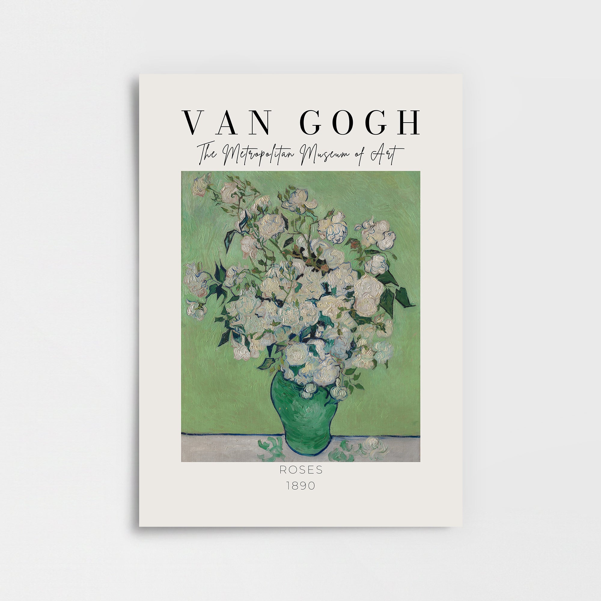 Vincent Van Gogh – "Güller" Müze Poster Baskı