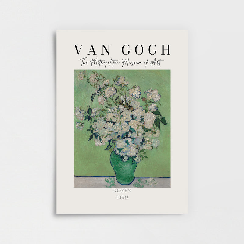 Vincent Van Gogh – "Güller" Müze Poster Baskı