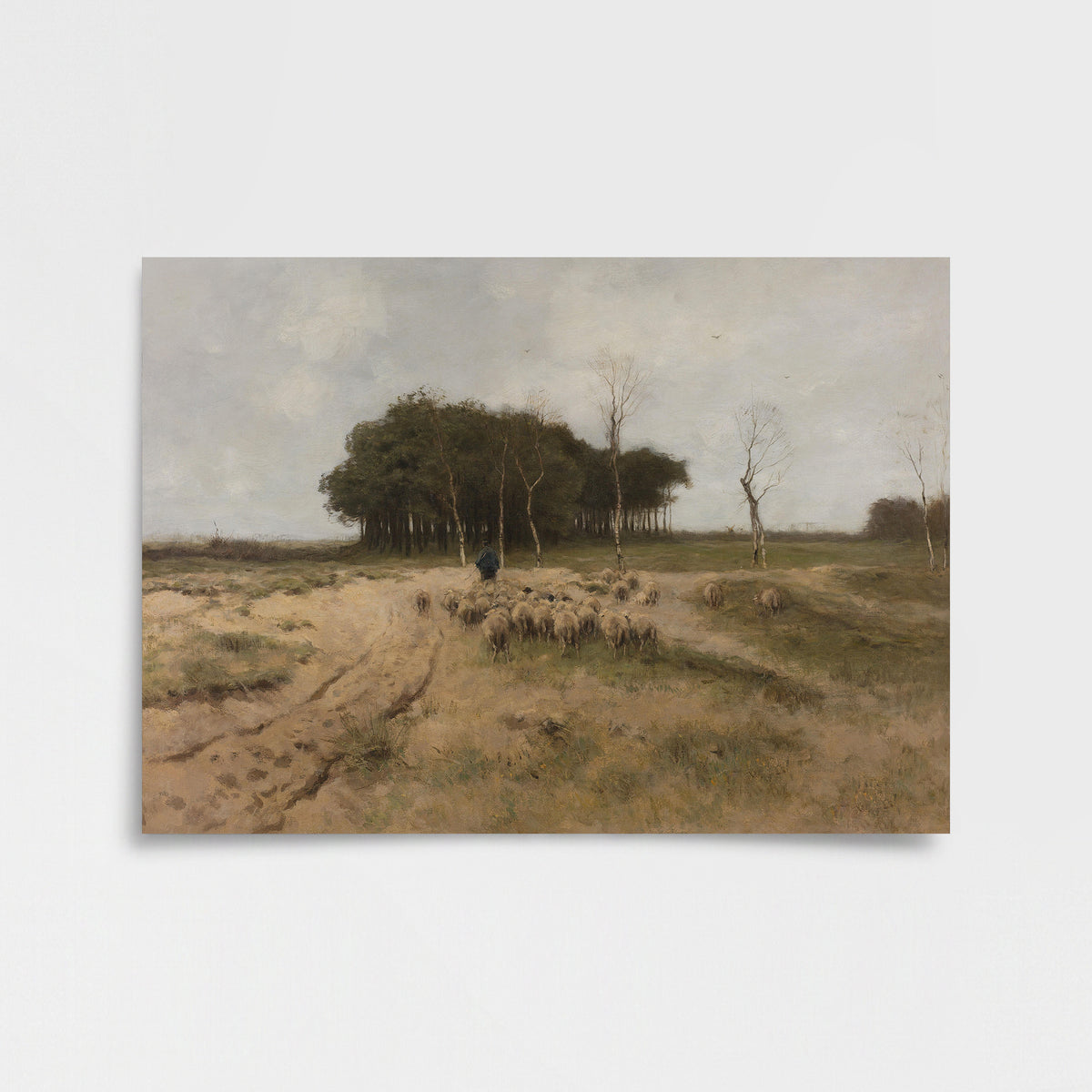 Anton Mauve – Laren Kırlarında Poster Baskı