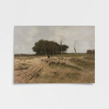 Anton Mauve – Laren Kırlarında Poster Baskı