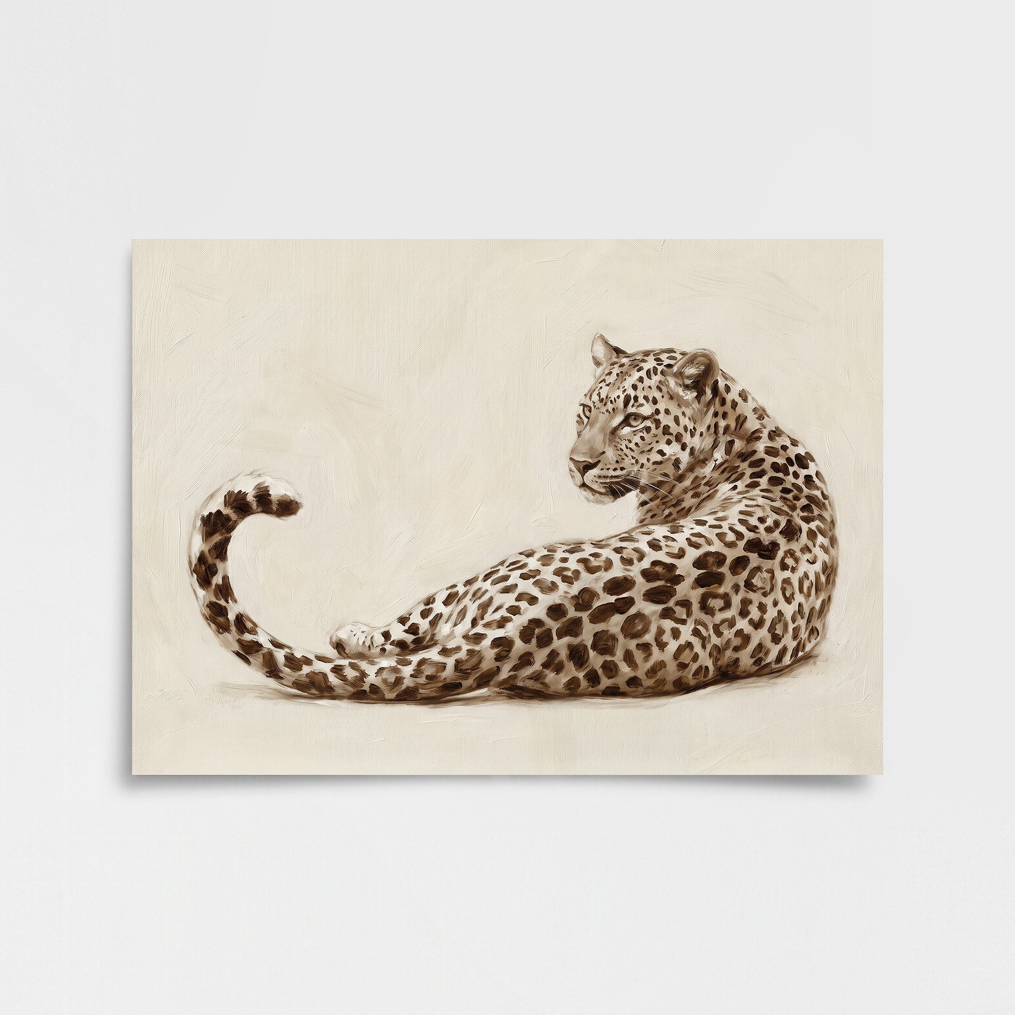"Zarif Leopar" Poster Baskı
