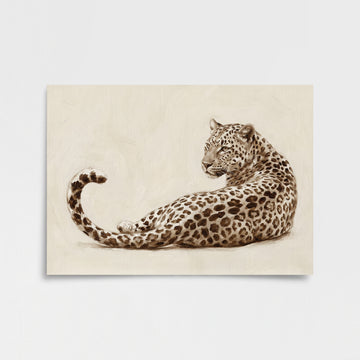 "Zarif Leopar" Poster Baskı