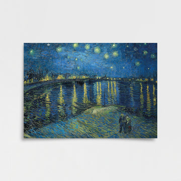 Van Gogh - Yıldızlı Gece Liman Manzarası Poster Baskı