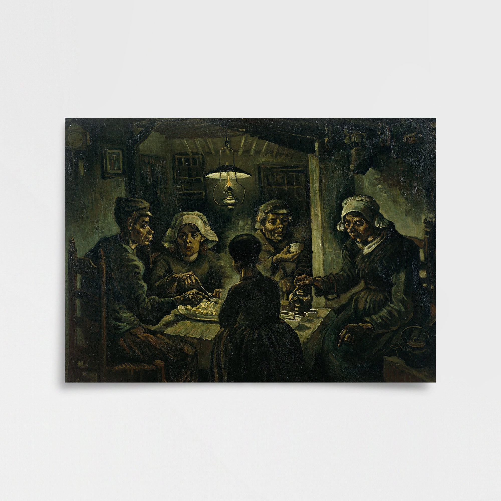 Van Gogh – Patates Yiyenler (1885) Poster Baskı