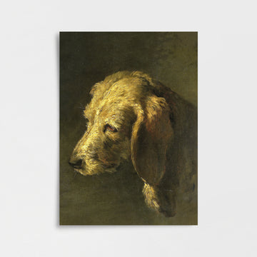 Nicolas Toussaint Charlet - Köpek Başı Poster Baskı