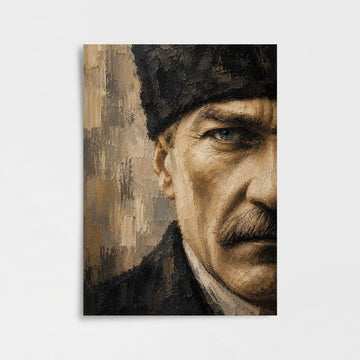 Mustafa Kemal Atatürk Portre Poster Baskı