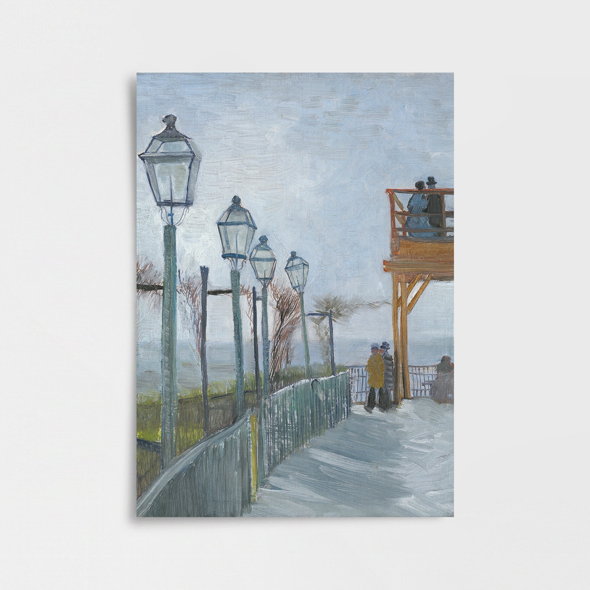Vincent Van Gogh – Montmartre Seyir Terası Poster Baskı