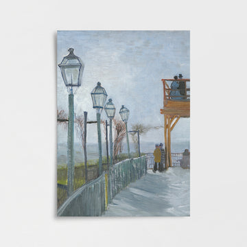 Vincent Van Gogh – Montmartre Seyir Terası Poster Baskı