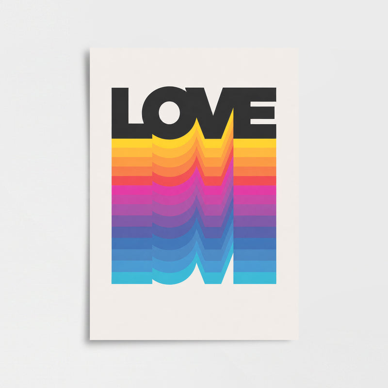 Love Vibes Poster Baskı