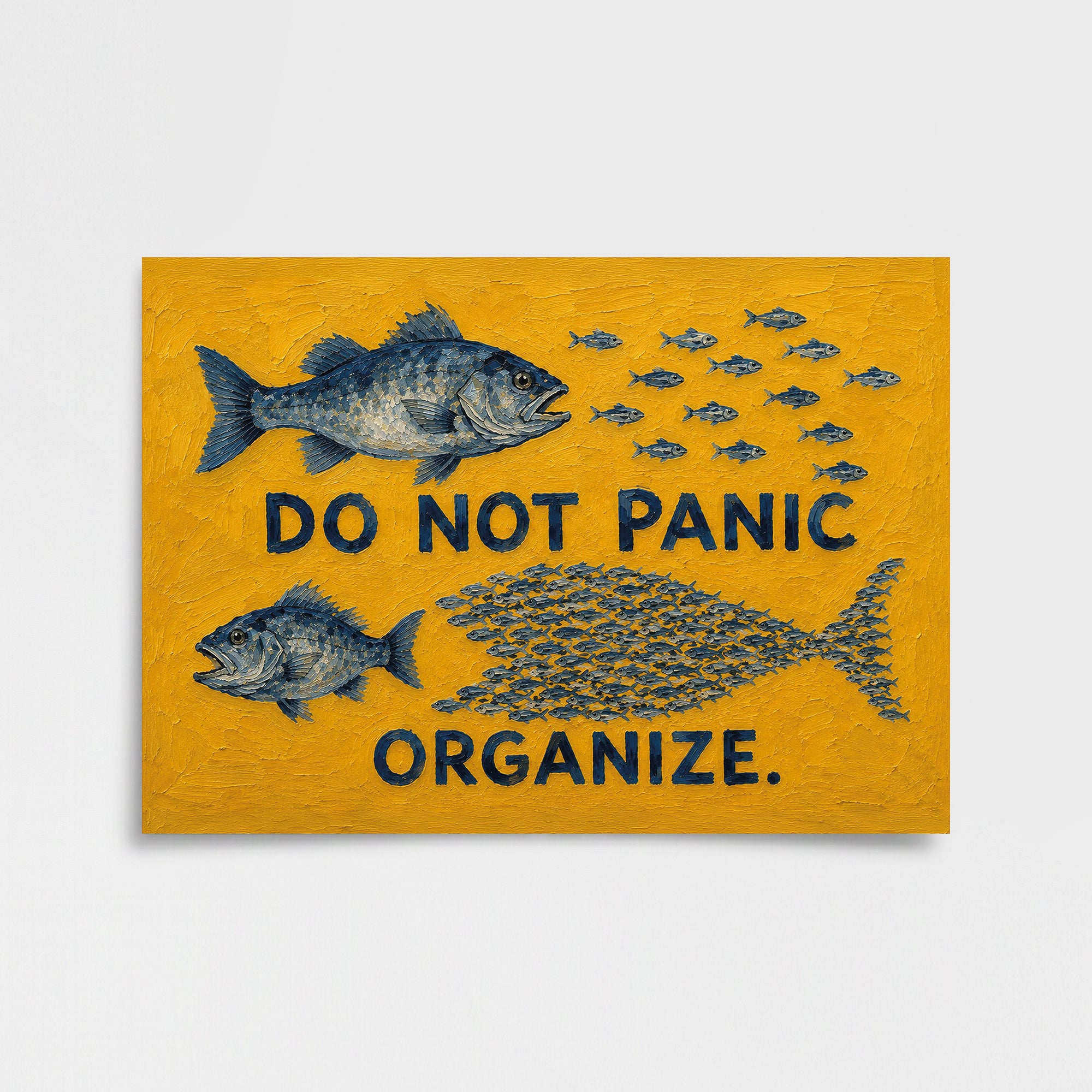 "Panik Yapma, Organize Ol" Poster Baskı