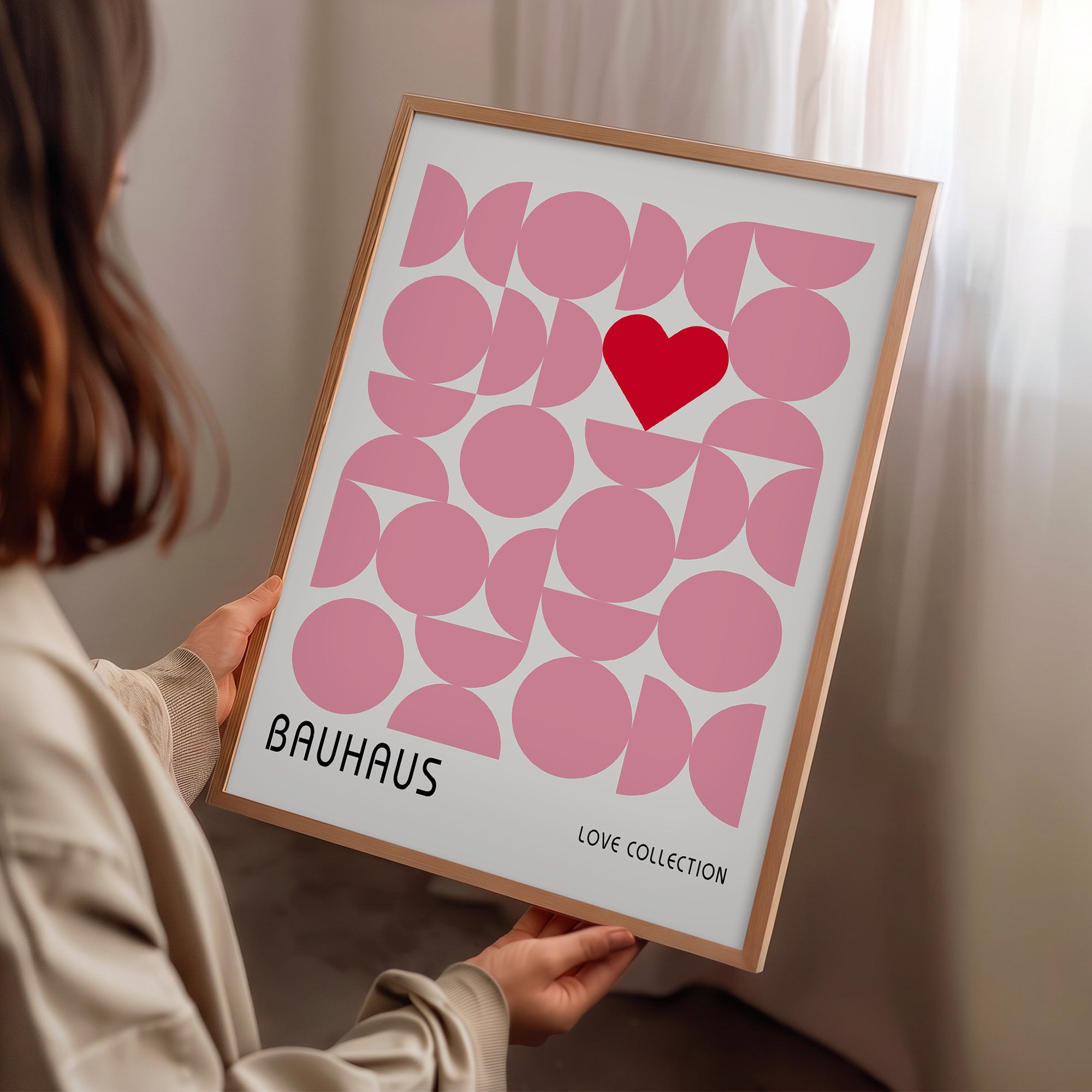 Bauhaus Love Poster Baskı