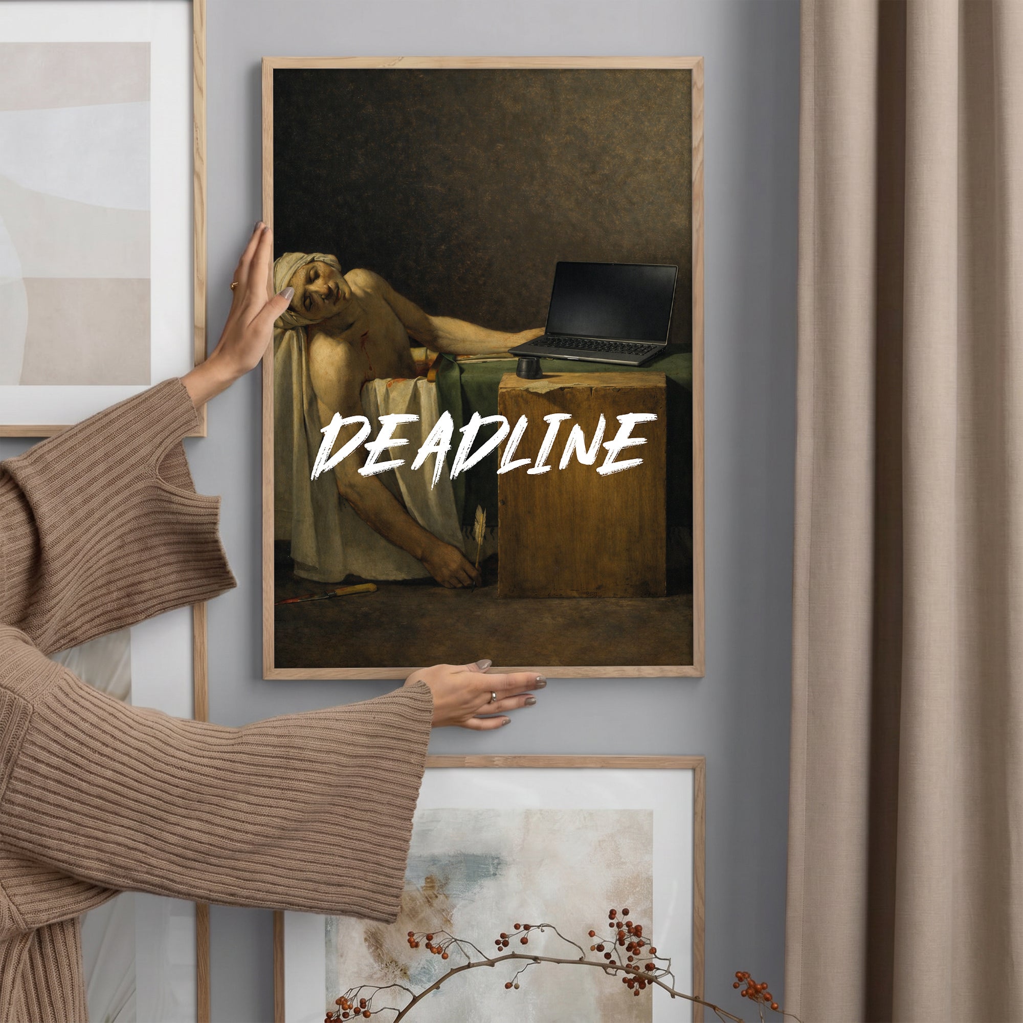 "Deadline" Poster Baskı