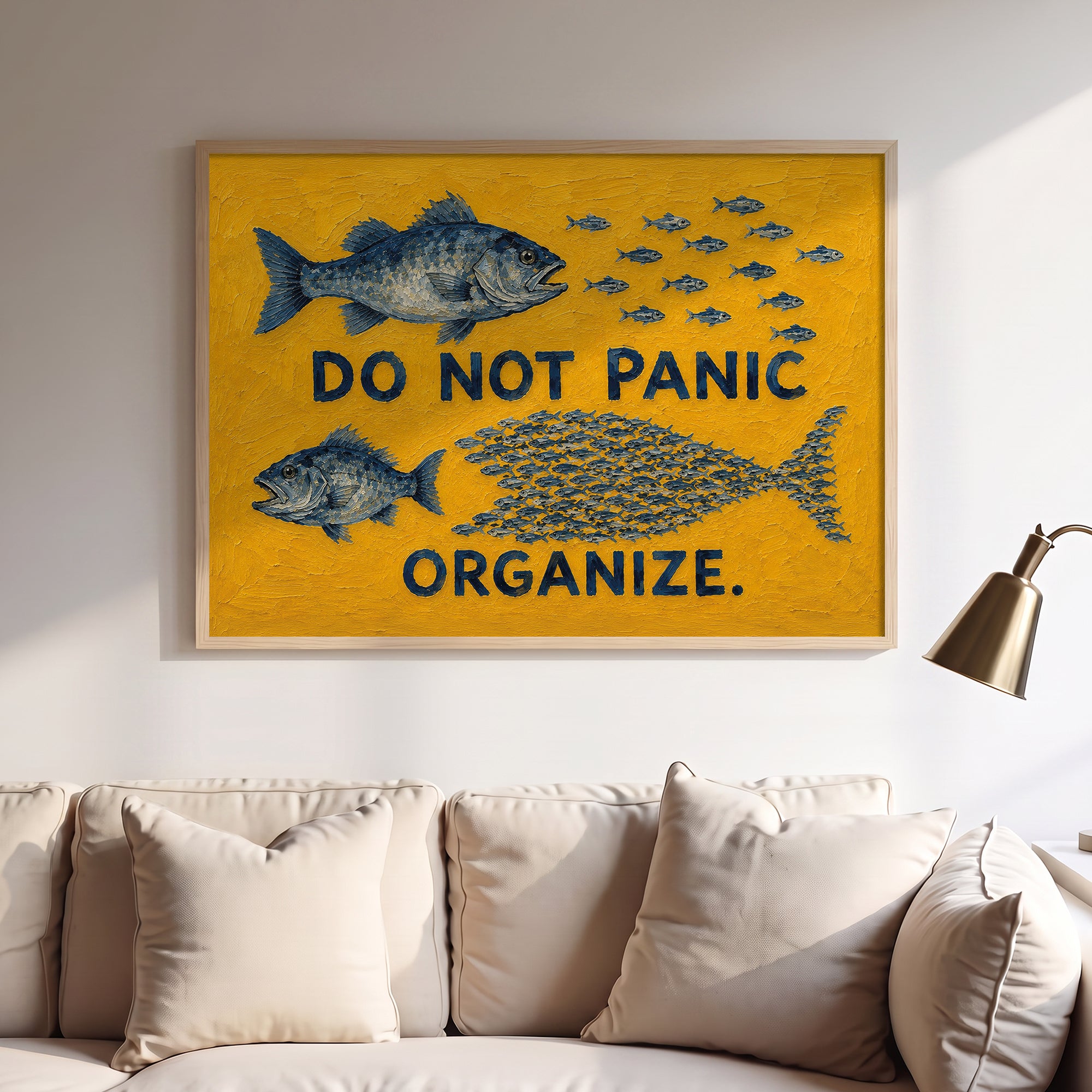 "Panik Yapma, Organize Ol" Poster Baskı