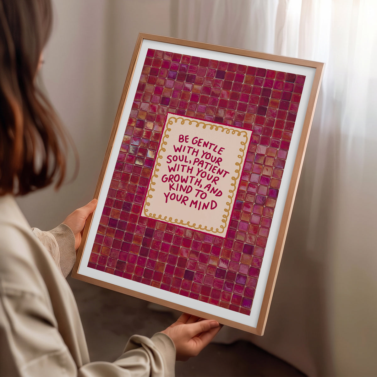 "Be Gentle..." Poster Baskı