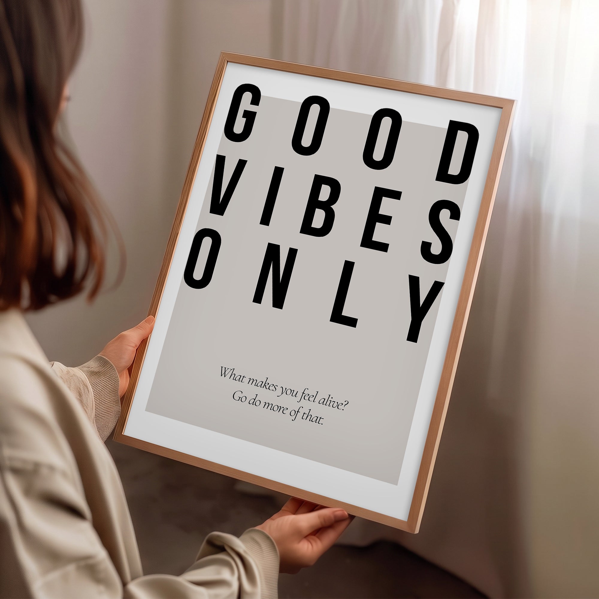 Good Vibes Only Poster Baskı