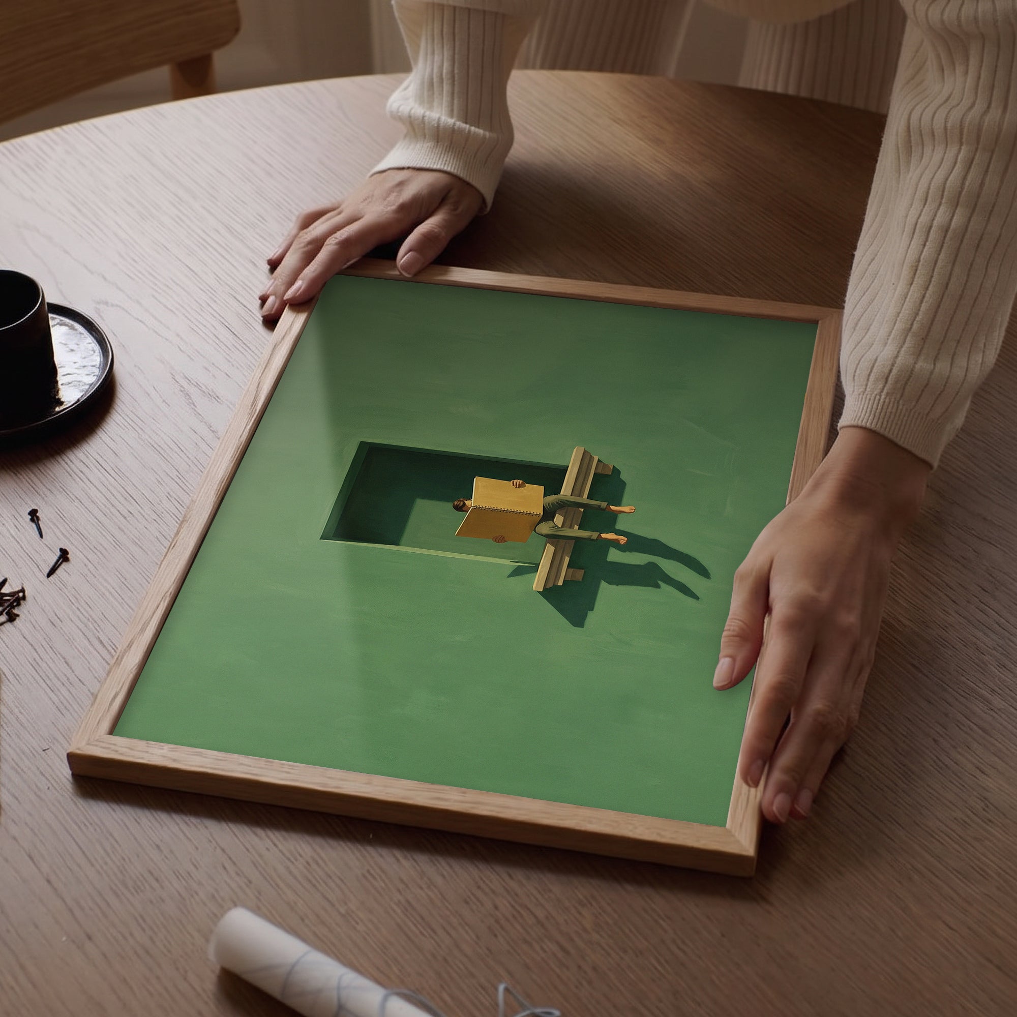 "Yeşil Pencere" Poster Baskı