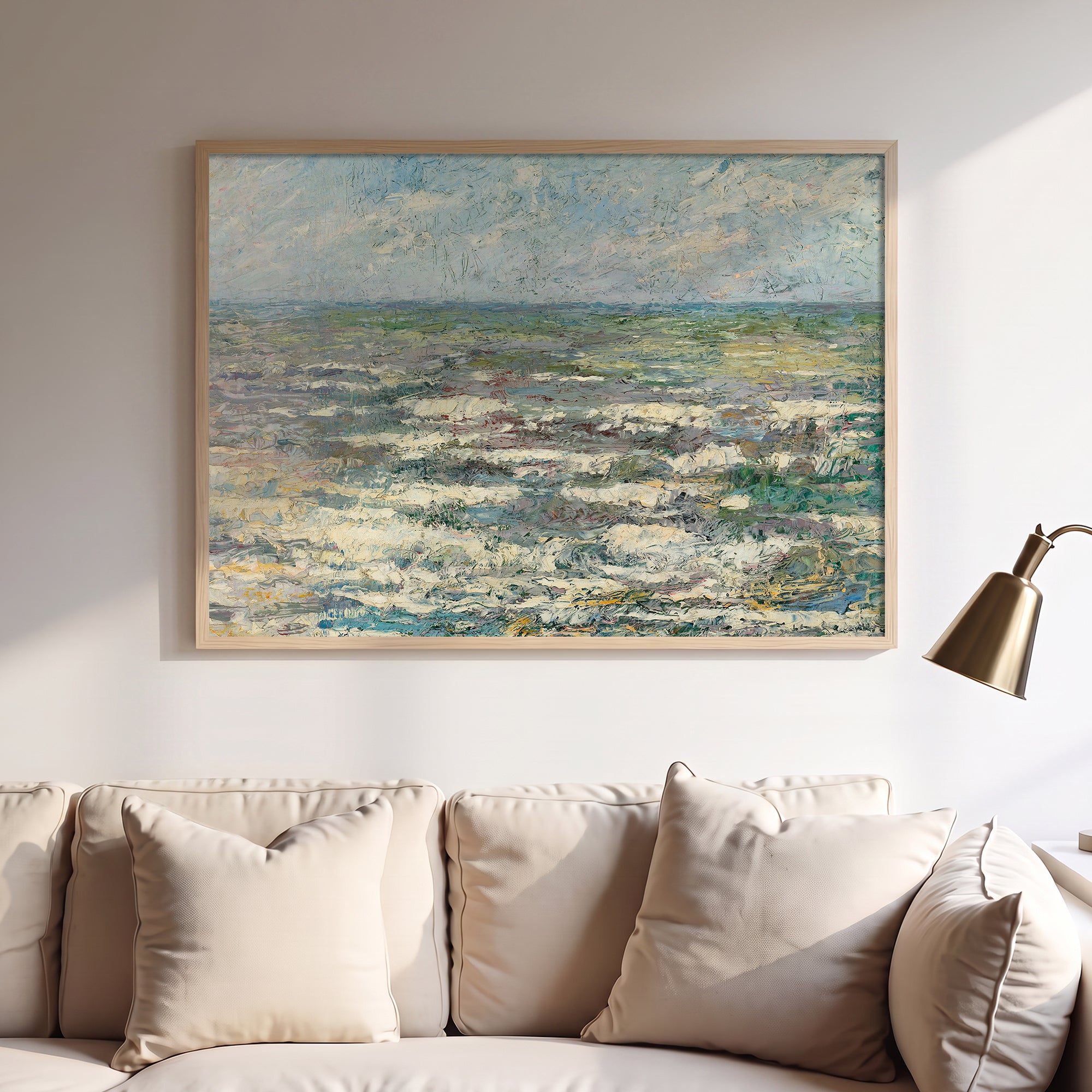 Jan Toorop – Sea at Katwijk Poster Baskı